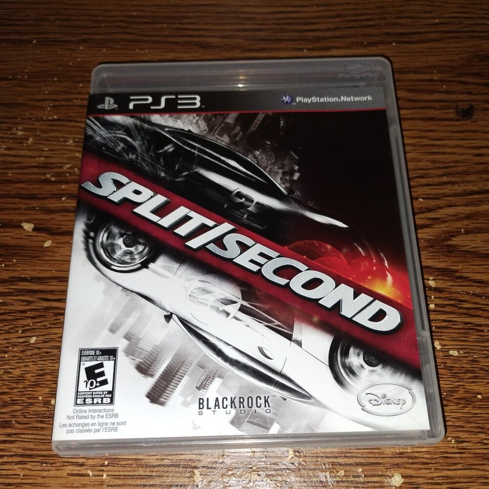 Split/Second (Sony PlayStation 3, PS3, 2010) Complete with manual and case